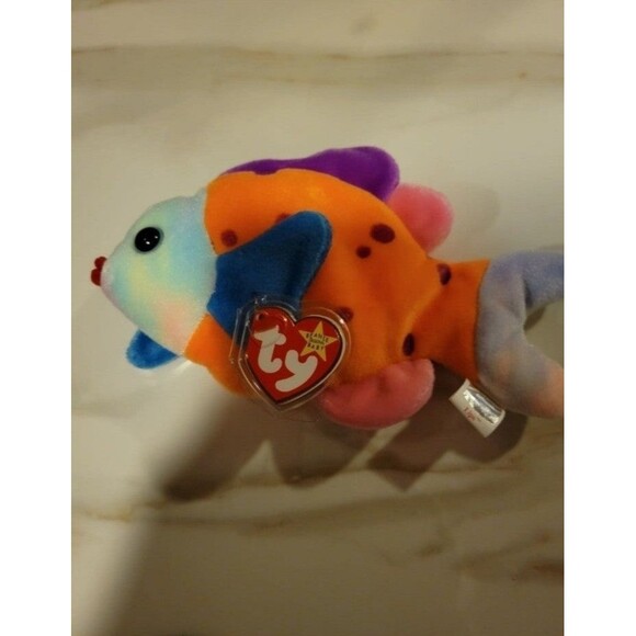 Ty Beanie Babies Lips The Fish - Picture 1 of 4